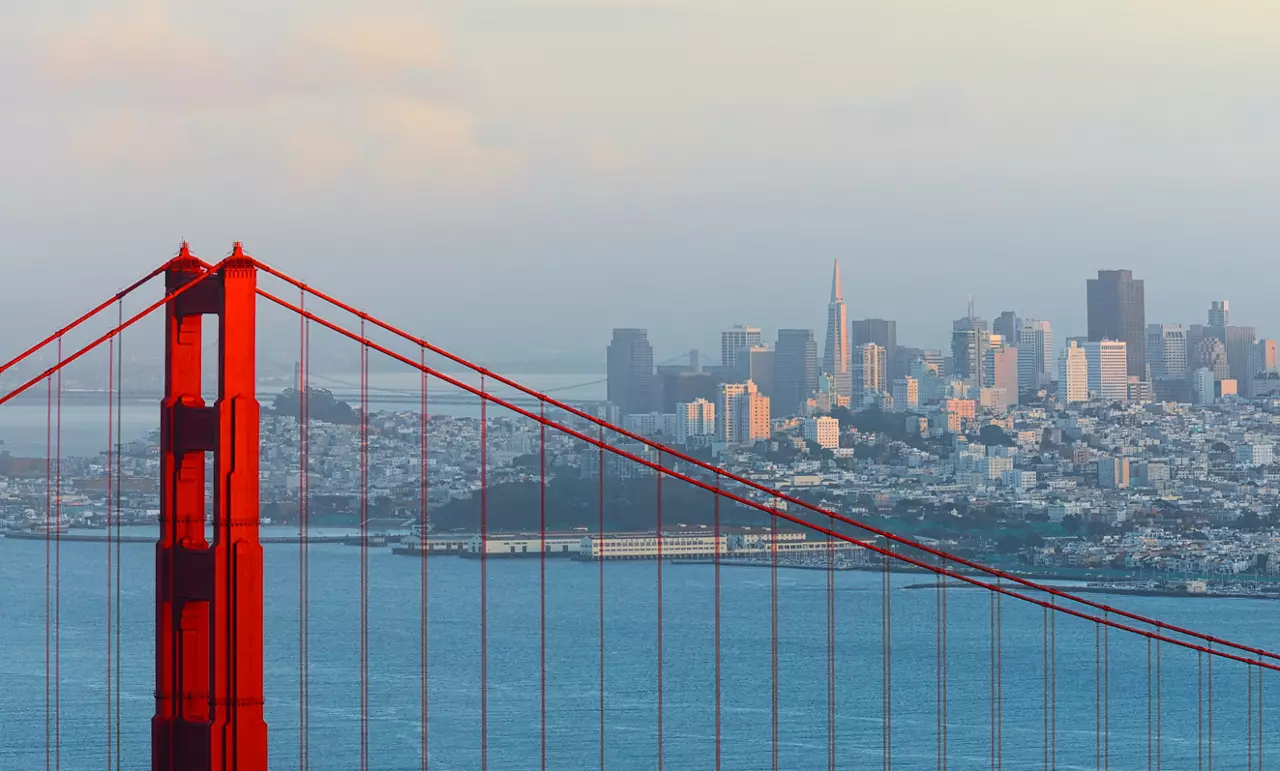 Top of the Golden Gate Bridge    