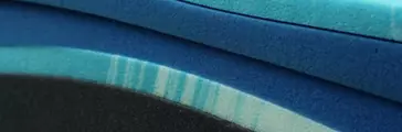 Stack of memory foam mattress for bed